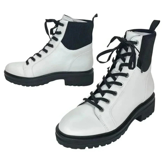 Kenneth Cole New York Rhode Lite Lace Up Leather Womens Ankle Boots - Picture 11 of 11